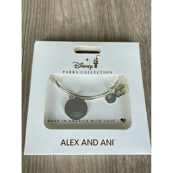 Alex And Ani 2019 Disney Parks Bracelet Bangle Collection D23 Expo Charm Silver - Picture 2 of 4